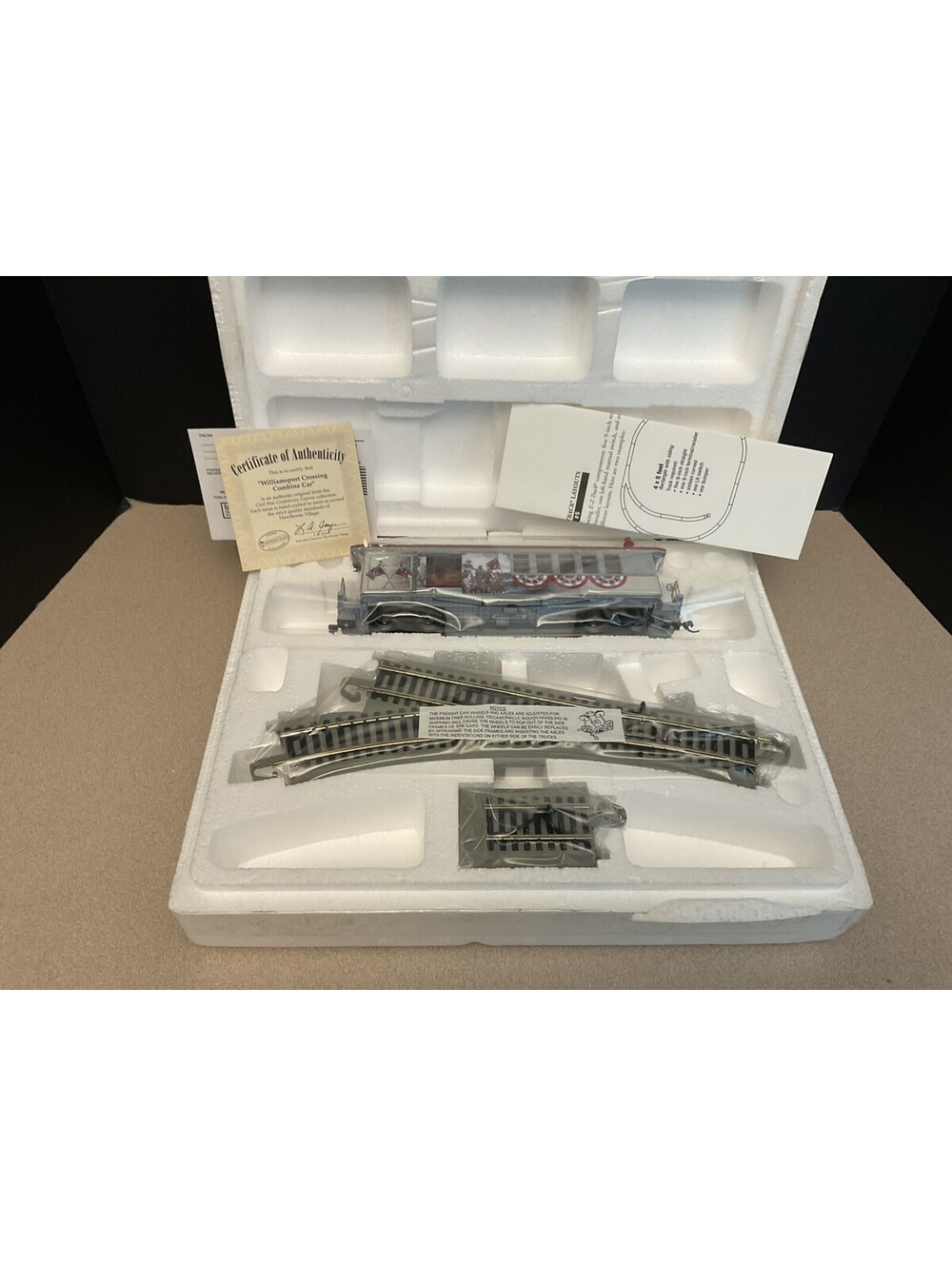 Bachmann Hawthorne Village ON30 Williamsport Crossing Combine Train Car w/ COA